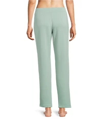 Half Moon by Modern Movement Solid Jersey Knit Drawstring Tie Coordinating Slim Lounge Pants