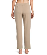 Half Moon by Modern Movement Solid Jersey Knit Drawstring Tie Coordinating Slim Lounge Pants