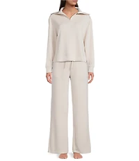 Half Moon by Modern Movement Wide Leg Scuba Knit Coordinating Pants