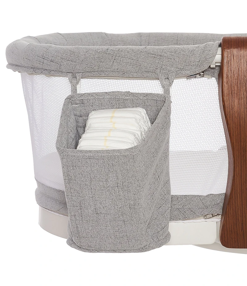 HALO® BassiNest® Swivel Sleeper Luxe Series - Dove Grey Tweed