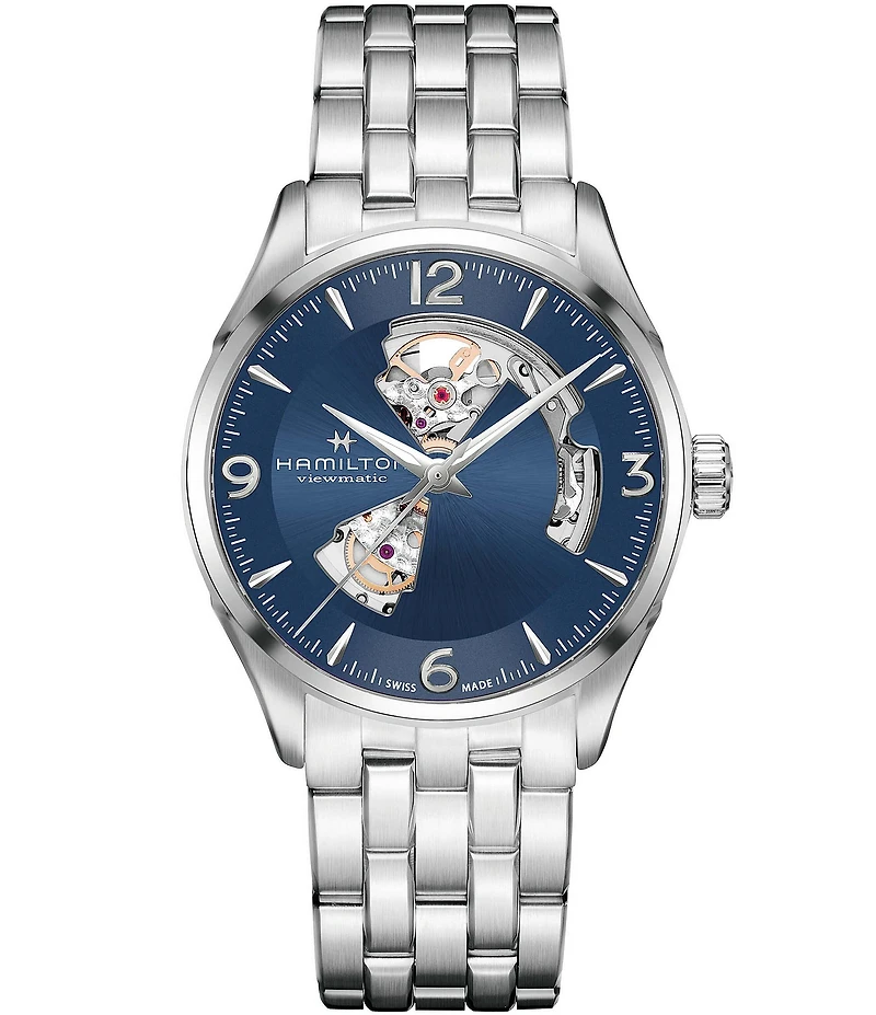 Hamilton Men's Jazzmaster Open Heart Auto Stainless Steel Bracelet Watch