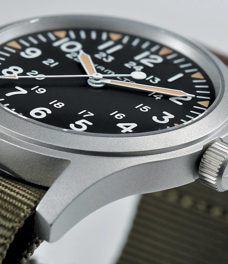 Hamilton Men's Khaki Field Mechanical NATO Strap Automatic Bracelet Watch