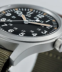 Hamilton Men's Khaki Field Mechanical NATO Strap Automatic Bracelet Watch