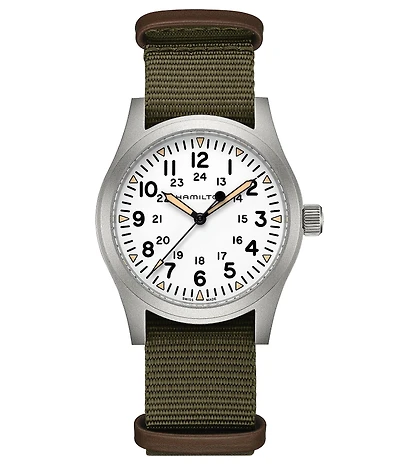 Hamilton Men's Khaki Field Mechanical NATO Strap Automatic Bracelet Watch