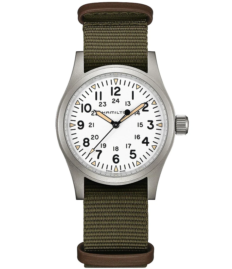 Hamilton Khaki Field Mechanical NATO Strap Watch