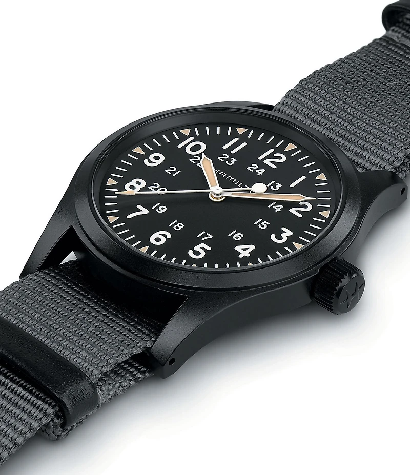 Hamilton Khaki Field Black Mechanical Watch