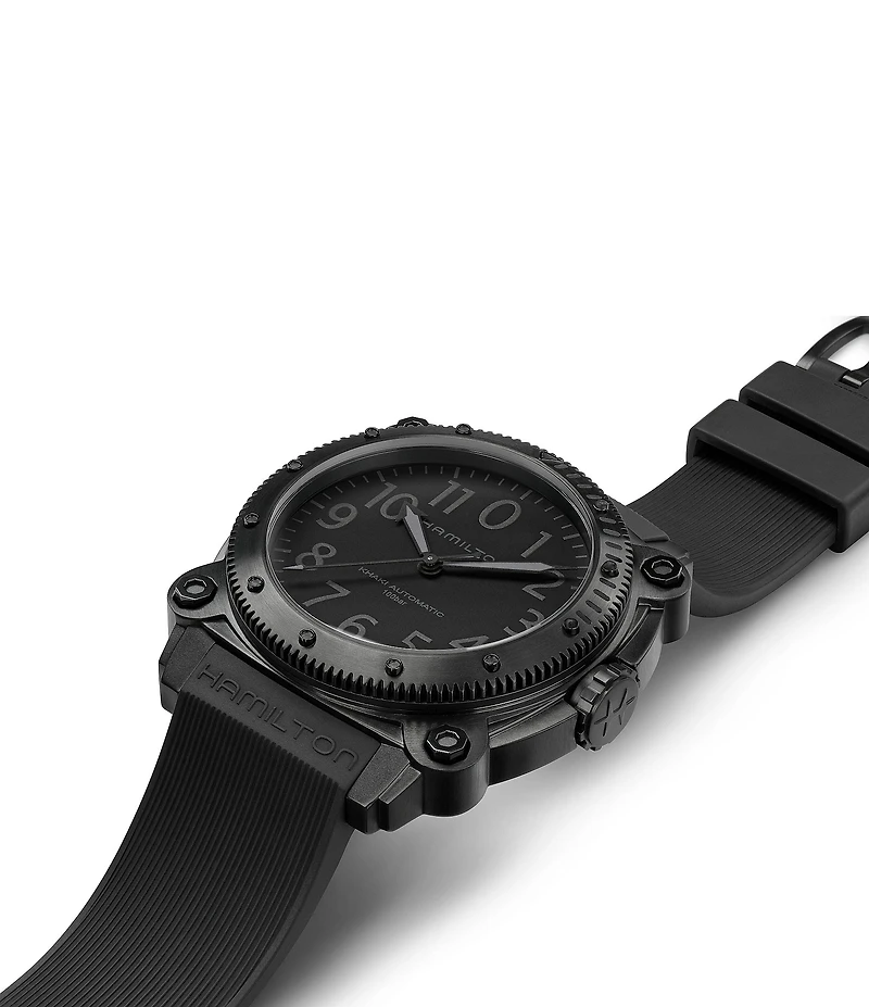 Hamilton Khaki Navy BeLOWZERO Automatic Titanium Bracelet Watch