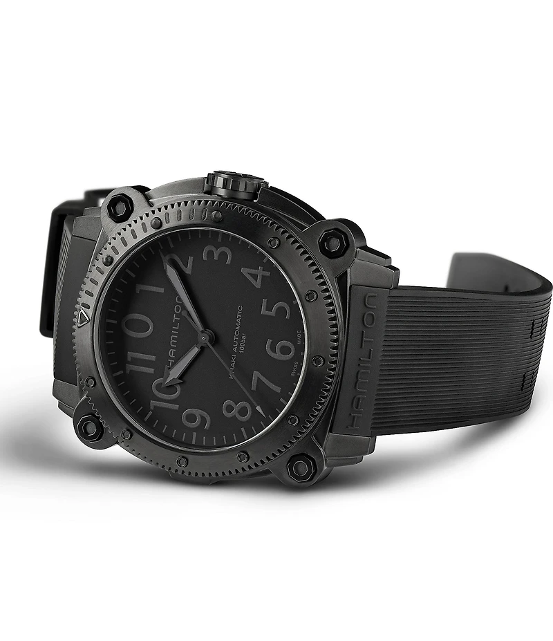 Hamilton Khaki Navy BeLOWZERO Automatic Titanium Bracelet Watch