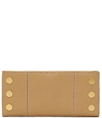 Hammitt 110 North Pebble Leather Gold Studded Checkbook Wallet