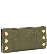 Hammitt 110 North Pebble Leather Gold Studded Checkbook Wallet