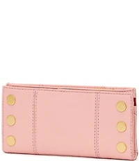 Hammitt 110 North Pebble Leather Gold Studded Checkbook Wallet