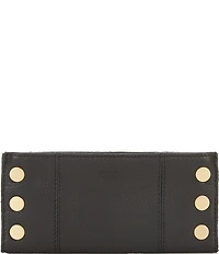 Hammitt 110 North Pebble Leather Gold Studded Checkbook Wallet