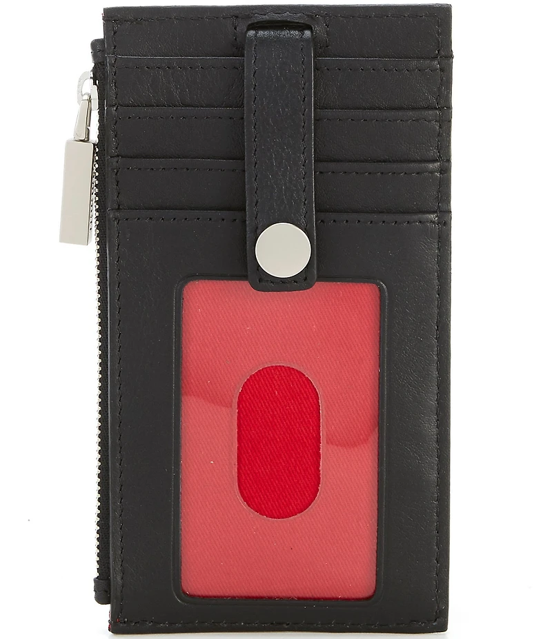 Hammitt Gunmetal Hardware 210 West Leather Card Holder