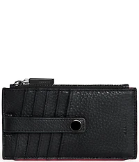 Hammitt 210 West Leather Gunmetal Studded Card Holder
