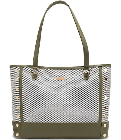 Hammitt Anderson Revival Large Meadow Weave Gold Tote Bag