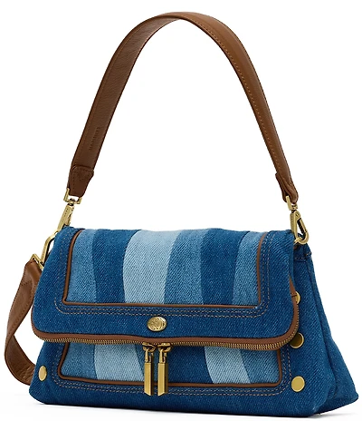 Hammitt Beverly Medium Denim Shoulder Bag