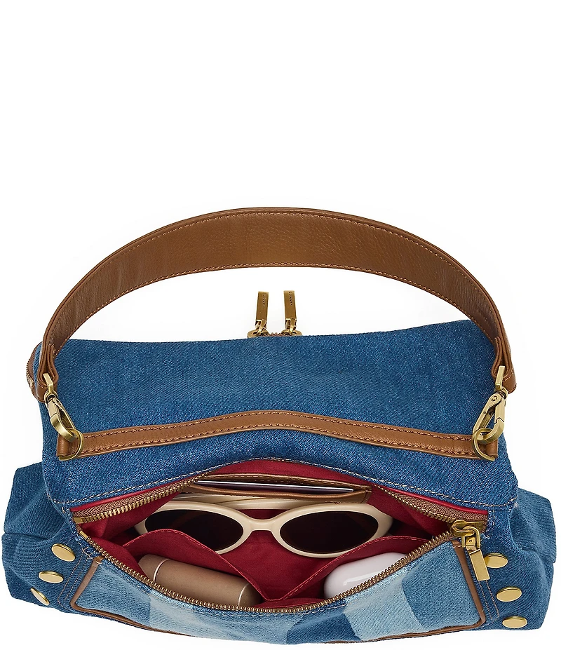 Hammitt Beverly Medium Denim Shoulder Bag