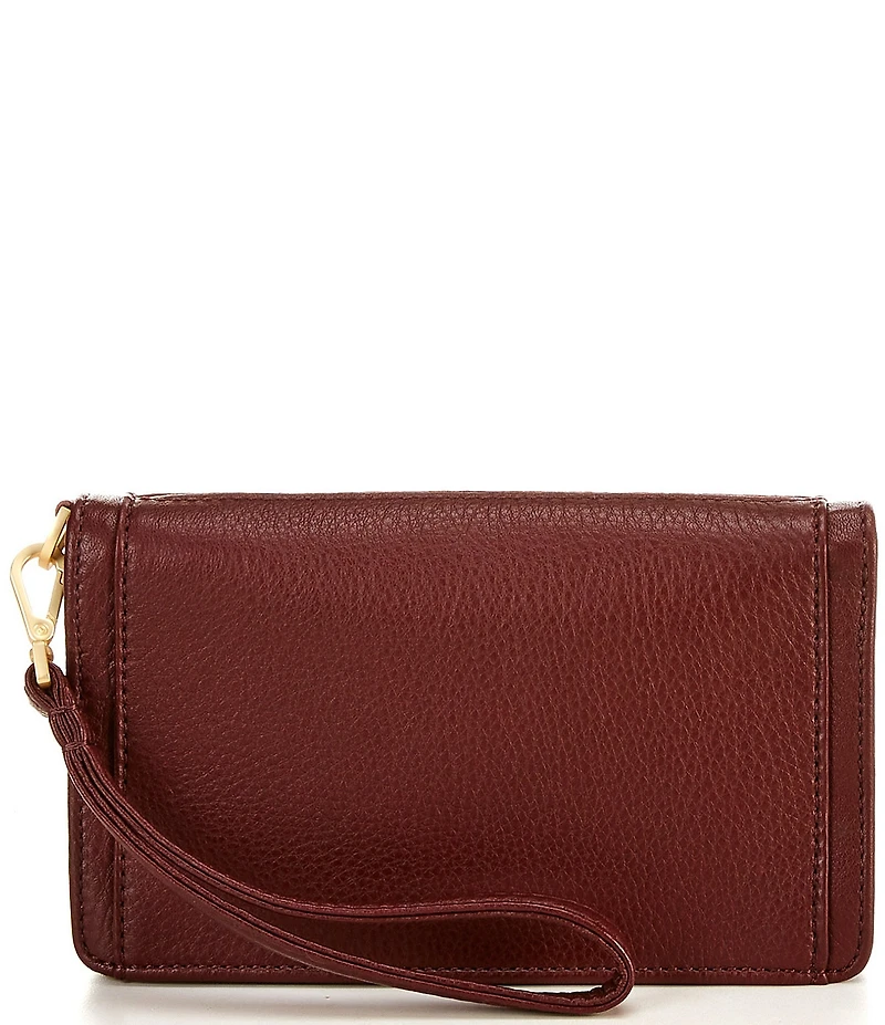 Hammitt Bryant Gold Studded Continental Wristlet Wallet