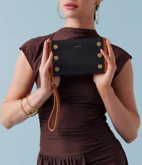 Hammitt Bryant Contrast Trim Continental Wristlet Wallet