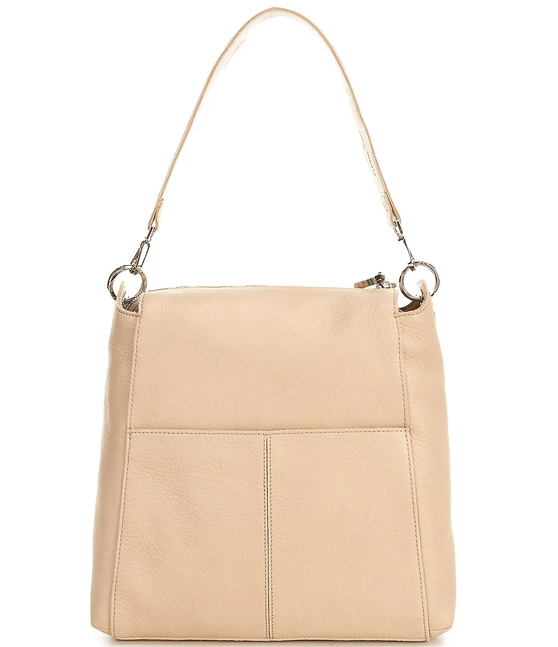 Hammitt Bryant Large Pebble Leather Gold Stud Shoulder Bag