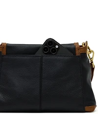 Hammitt Bryant Medium East End Gold Pebbled Piping Studded Shoulder Bag