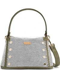 Hammitt Bryant Medium Meadow Contrast Trim Shoulder Bag
