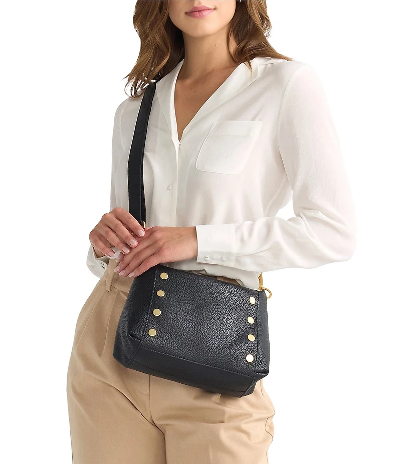 Hammitt Bryant Medium Pebbled Leather Shoulder Bag