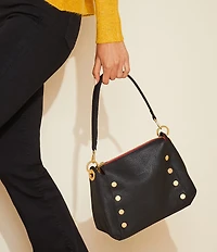 Hammitt Bryant Medium Pebbled Leather Shoulder Bag