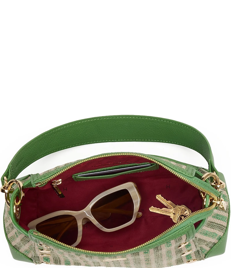 Hammitt Bryant Medium Pickle Stripe Shoulder Bag