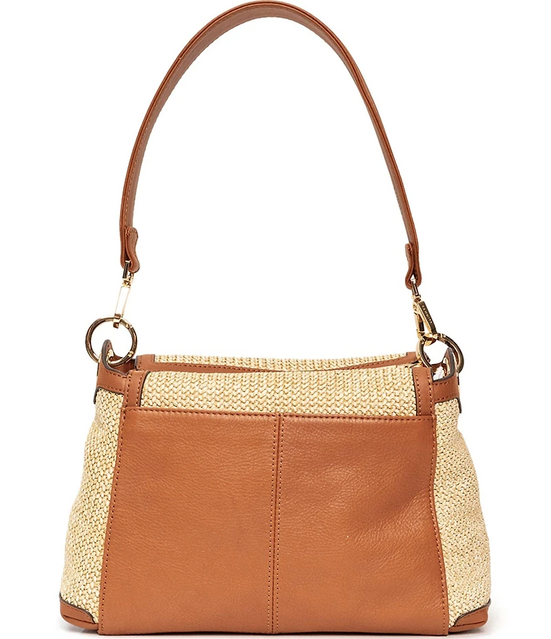 Hammitt Bryant Medium Satchel Cocoa Raffia