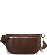 Hammitt Charles Brushed Silver Large Belt Bag