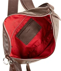 Hammitt Charles Brushed Silver Large Belt Bag