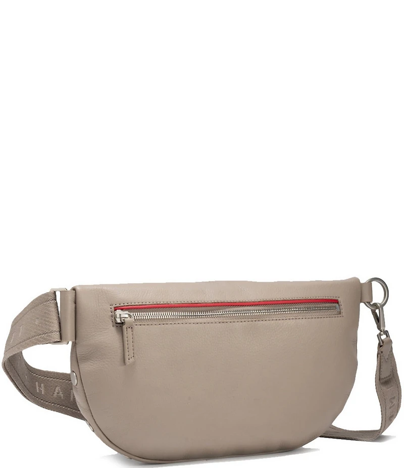 Hammitt Charles Brushed Silver Large Belt Bag
