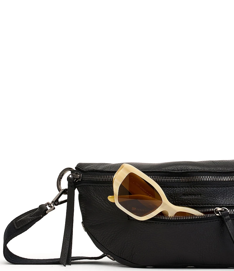 Hammitt Charles Medium Gunmetal Belt Bag