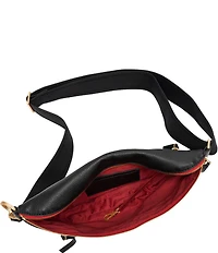Hammitt Charles Large Gold Hardware Red Zipper Belt Bag