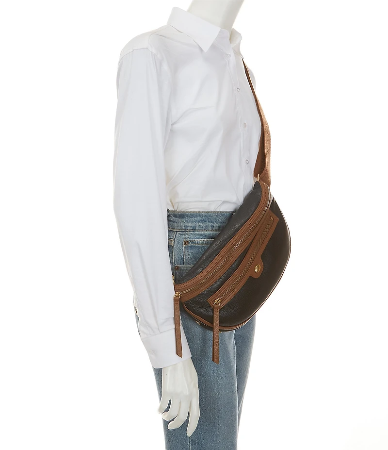 Hammitt Charles Striped Large Sling Belt Bag