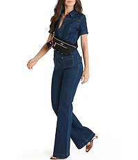 Hammitt Charles Contrast Trim Medium Sling Bag