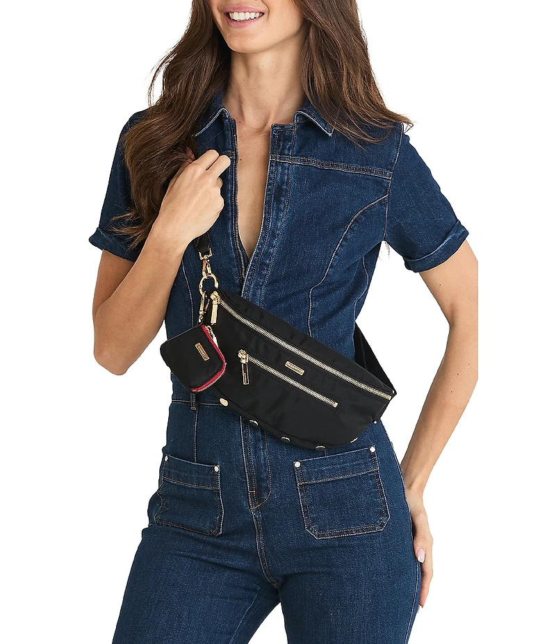 Hammitt Charles Contrast Trim Medium Sling Bag