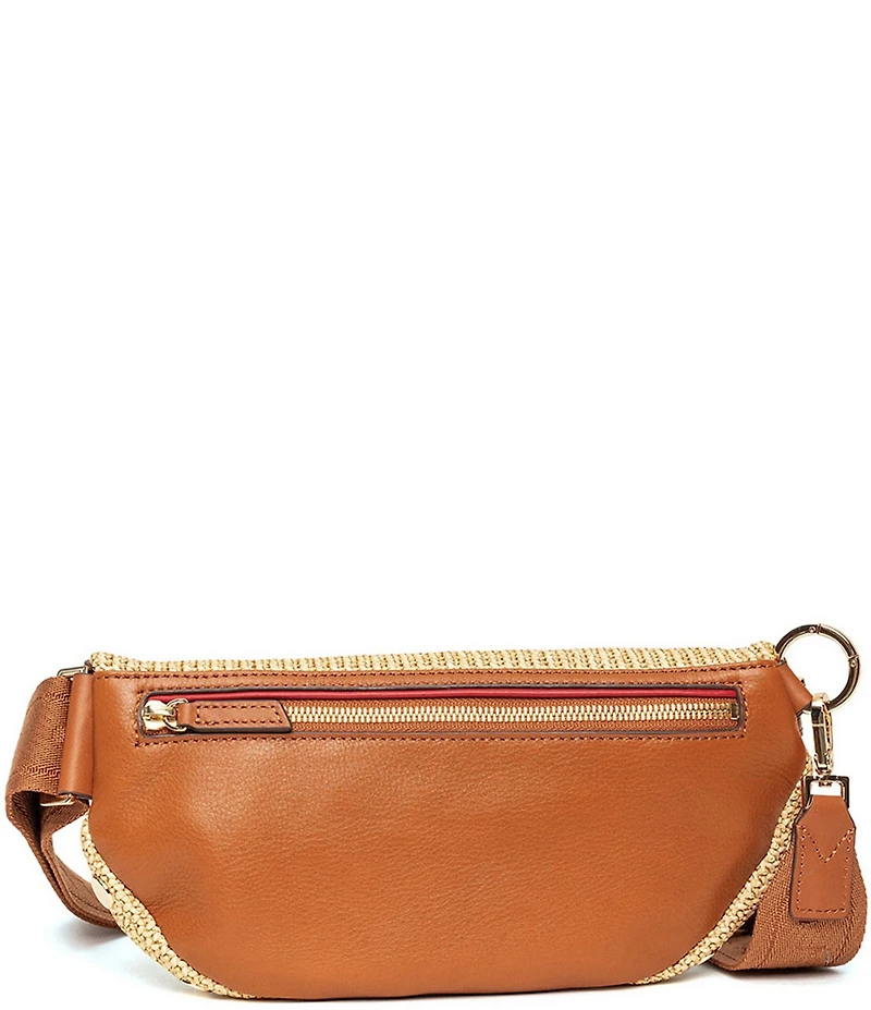 Hammitt Charles Raffia Medium Sling Belt Bag