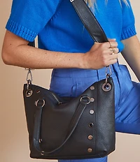 Hammitt Daniel Leather Studded Medium Crossbody Satchel Bag