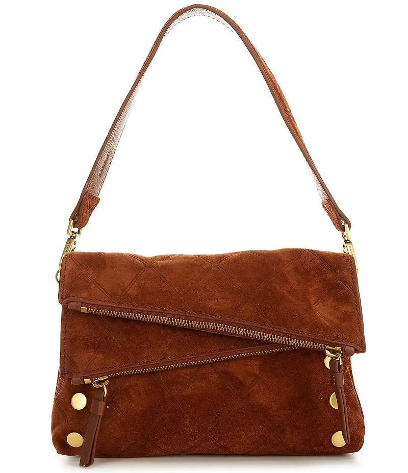 Hammitt Dillon Small Diamond Suede Crossbody Bag