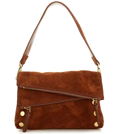 Hammitt Dillon Small Diamond Suede Crossbody Bag