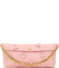 Hammitt Invitation Brushed Gold Floral Clutch