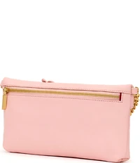 Hammitt Invitation Brushed Gold Floral Clutch