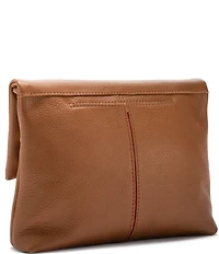 Hammitt Fold-Over VIP Leather Medium Gold Hardware Crossbody Bag