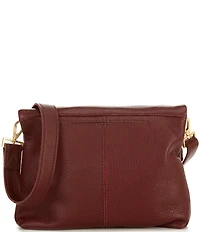 Hammitt Fold-Over VIP Leather Medium Gold Hardware Crossbody Bag