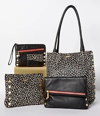 Hammitt Fold-Over VIP Leather Medium Gold Hardware Crossbody Bag