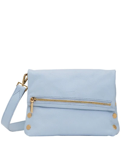Hammitt VIP Medium Fold Over Leather Gold Hardware Crossbody Bag