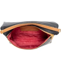 Hammitt VIP Fold-Over Leather Large Crossbody Bag