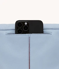 Hammitt Foldover VIP Medium Crossbody Hazy Blue